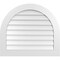 Ekena Millwork Round Top Surface Mount PVC Gable Vent: Non-Functional, w/ 3-1/2"W x 1"P Standard Frame, 34"W x 30"H GVPRT34X3001SN - alternate 1